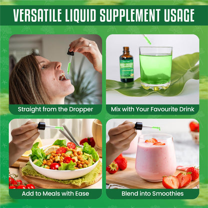 NAD+ Boost Liquid Drops 60ml | NAD Supplements UK, Resveratrol | Supports Energy, Focus & Cellular Health | Fast-Absorbing Liquid, Easy to Use, NAD Plus | Elderflower Flavour - 1 Month Supply