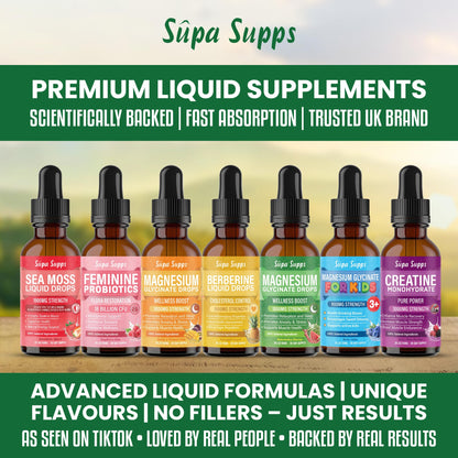 NAD+ Boost Liquid Drops 60ml | NAD Supplements UK, Resveratrol | Supports Energy, Focus & Cellular Health | Fast-Absorbing Liquid, Easy to Use, NAD Plus | Elderflower Flavour - 1 Month Supply